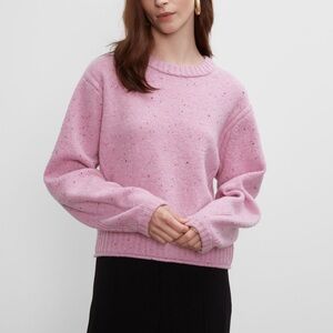 Club Monaco-Slightly Oversized Cropped Wool Sweater
